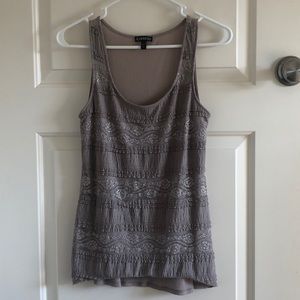 Fancy textured tank top!